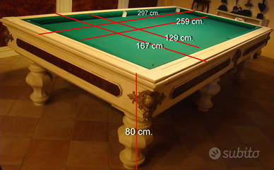 Biliardo "MBM" da competizione completo