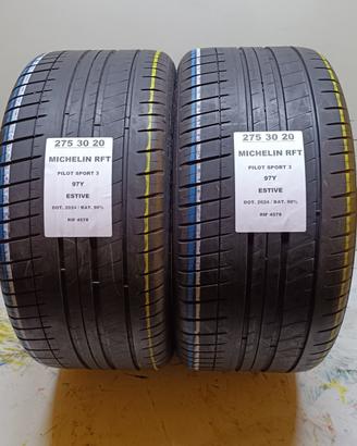 2 GOMME 275 30 20 MICHELIN RFT RIF4578