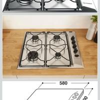 Piano cottura a gas Indesit nuovo 