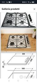Piano cottura a gas Indesit nuovo 