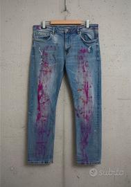 Jeans verniciati