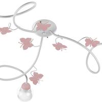 ONLI Plafoniera 3 luci cameretta in Metallo Bianco