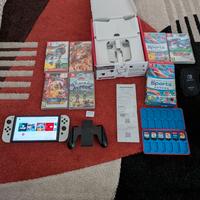 Nintendo switch OLED + 8 giochi+ scheda SD Samsung