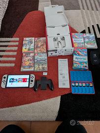 Nintendo switch OLED + 8 giochi+ scheda SD Samsung