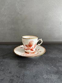 12 Tazze Caffe Galli Rossi Richard Ginori