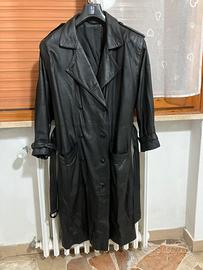 Giacca/trench in vera pelle da donna