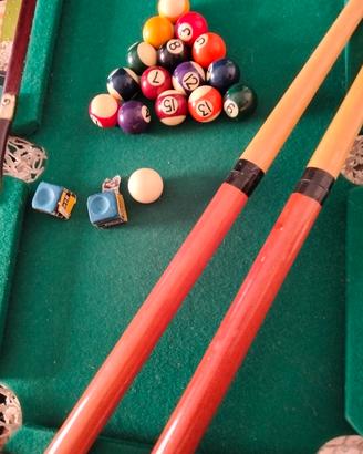 Mini Biliardo da tavolo "DIDATTO"Vintage gioco 