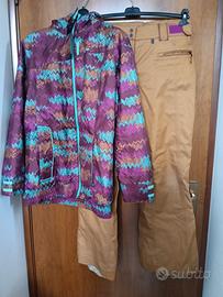 tuta donna snowboard 