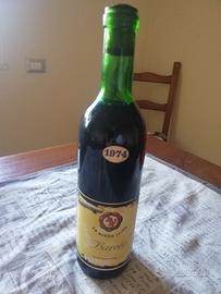 Vino "Barolo" 1974 la nostra crota