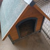 Cuccia in legno per cane taglia media