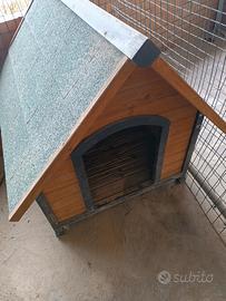 Cuccia in legno per cane taglia media