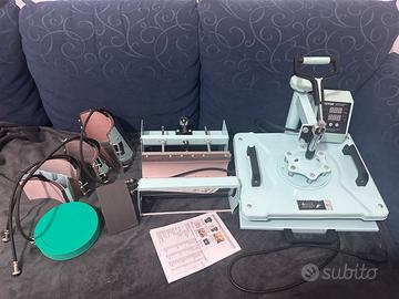 Heat Press tshirt cap mugs