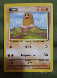 Carta Pokemon DIGLETT 1999-2000 Wizards