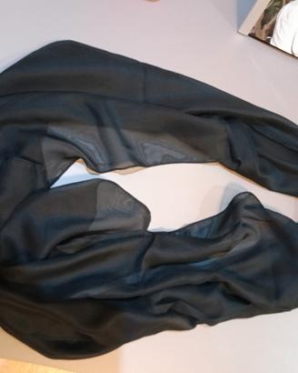 telo nero foulard donna