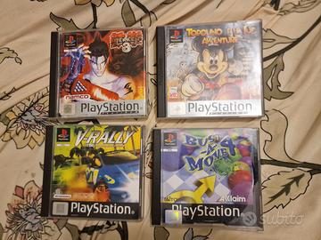 Lotto 4 giochi originali PS1