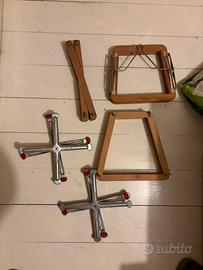 Pressa racchetta legno lotto 5 pz
