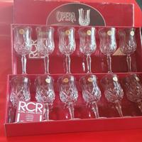 12 Calici di cristallo RCR