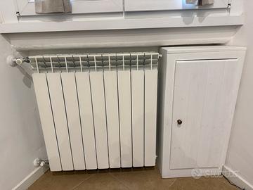 2 termosifoni in alluminio bianchi