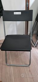 Set 4 Sedie Pieghevoli IKEA GUNDE