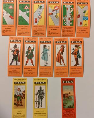 Lotto segnalibri Fila vintage anni 60