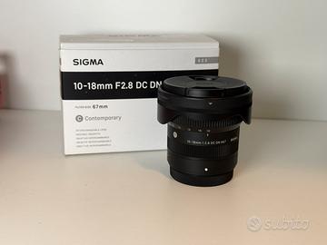 Sigma 10-18 2.8 DC DN Fujifilm Pari al nuovo