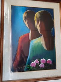 Quadro con cornice originale - Fantuzzi