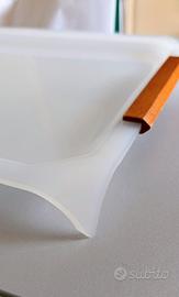 Vassoio Pitagora in plexiglas vintage 