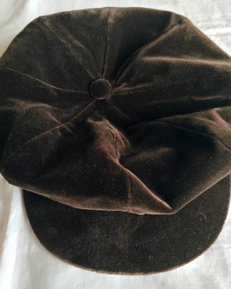 Cappello Newsboy genere scugnizzo, marrone