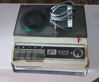 Registratore snni 60 GELOSO con microfono.