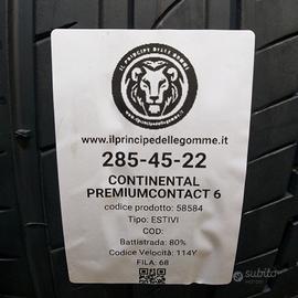 2 GOMME 285 45 22 CONTINENTAL A58584