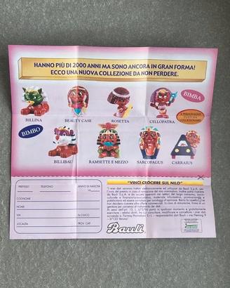 Cartina I Piramidosi Bauli 2001 NO Personaggi
