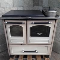 Stufa a legna Nordica Family color cappuccino 