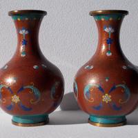 Arte cinese - antichi vasi cloisonné