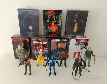 NECA LOTTO 7 ACTION FIGURES HORROR AZIONE