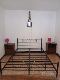 Letto matrimoniale 140x 200 in ferro mai usato