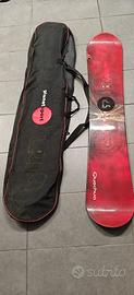 tavola da snowboard con sacca 