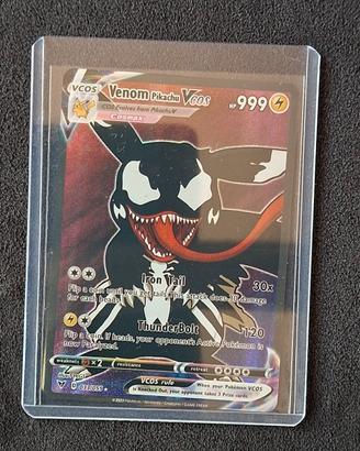 Pokémon Pikachu Cosplay Holo Card: Venom Pikachu
