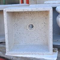 Lavandino cemento graniglia 40 x 40  50 x 50