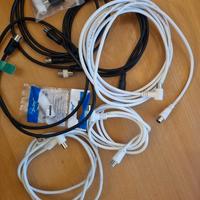 Lotto composto da 6 cavi per antenna TV