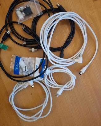 Lotto composto da 6 cavi per antenna TV