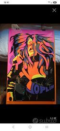 Poster psicadelico Janis Joplin originale