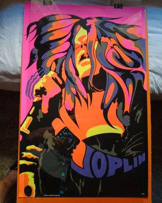 Poster psicadelico Janis Joplin originale