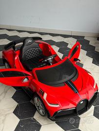 Macchina elettrica, bambini stile Bugatti
