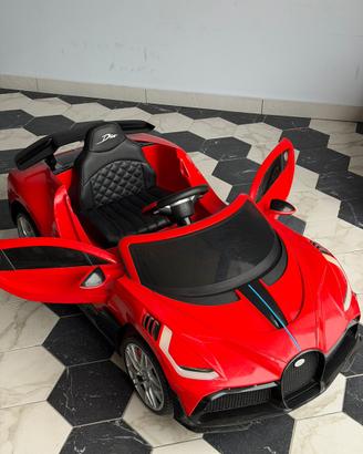 Macchina elettrica, bambini stile Bugatti