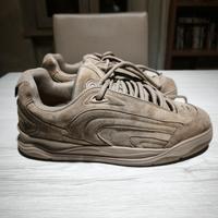 sneakers techno 46 beige in pelle 