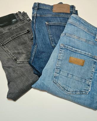 3 Jeans Zara skinny cropped tg.40 (46 - M)