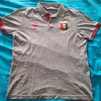 LOTTO GENOA POLO MATCH WORN PIANTEK 9 RARA TG.M