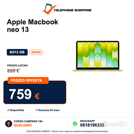 Apple Macbook neo 13 8/512 GB