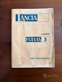 Libretto uso e manutenzione Fulvia 3