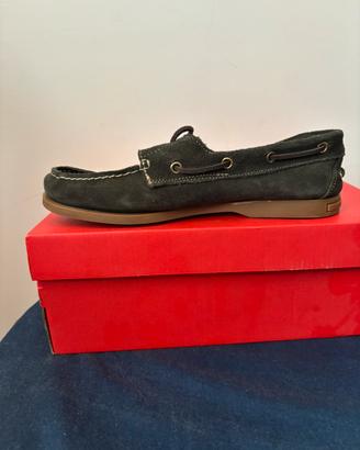 PAUL TAYLOR Mocassino da barca in camoscio